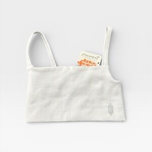 NWT Free People White Bralette